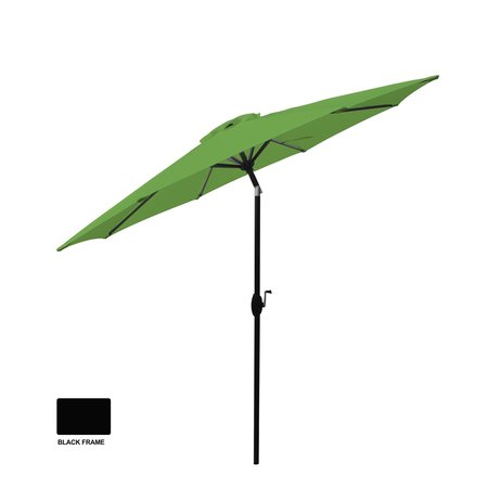 BOND 9-Ft. Aluminum Crank Market Patio Umbrella - Spring Green 59634